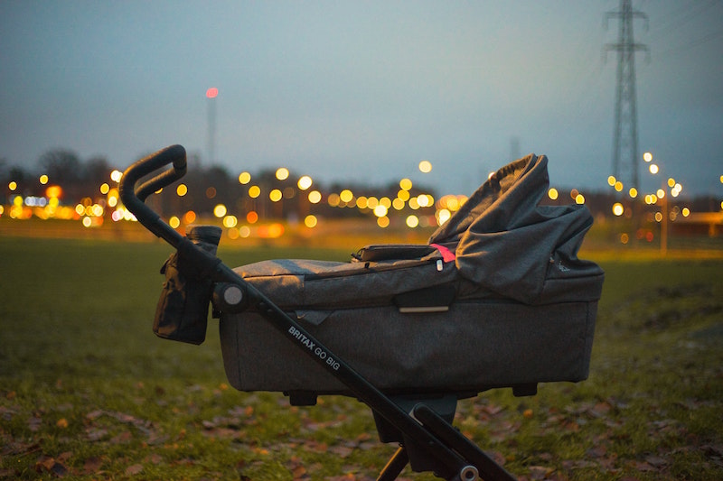 flat stroller newborn