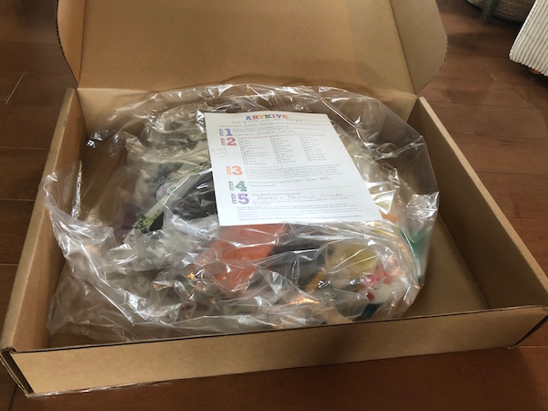 Artkive packed to send back