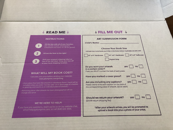 Plum Print instructions